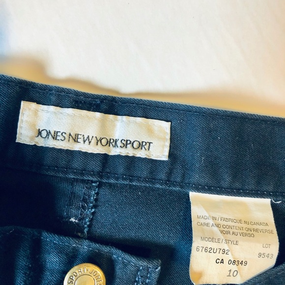 Vintage JONES NEW YORK SPORT Mom Jean navy size 10 - Picture 3 of 6